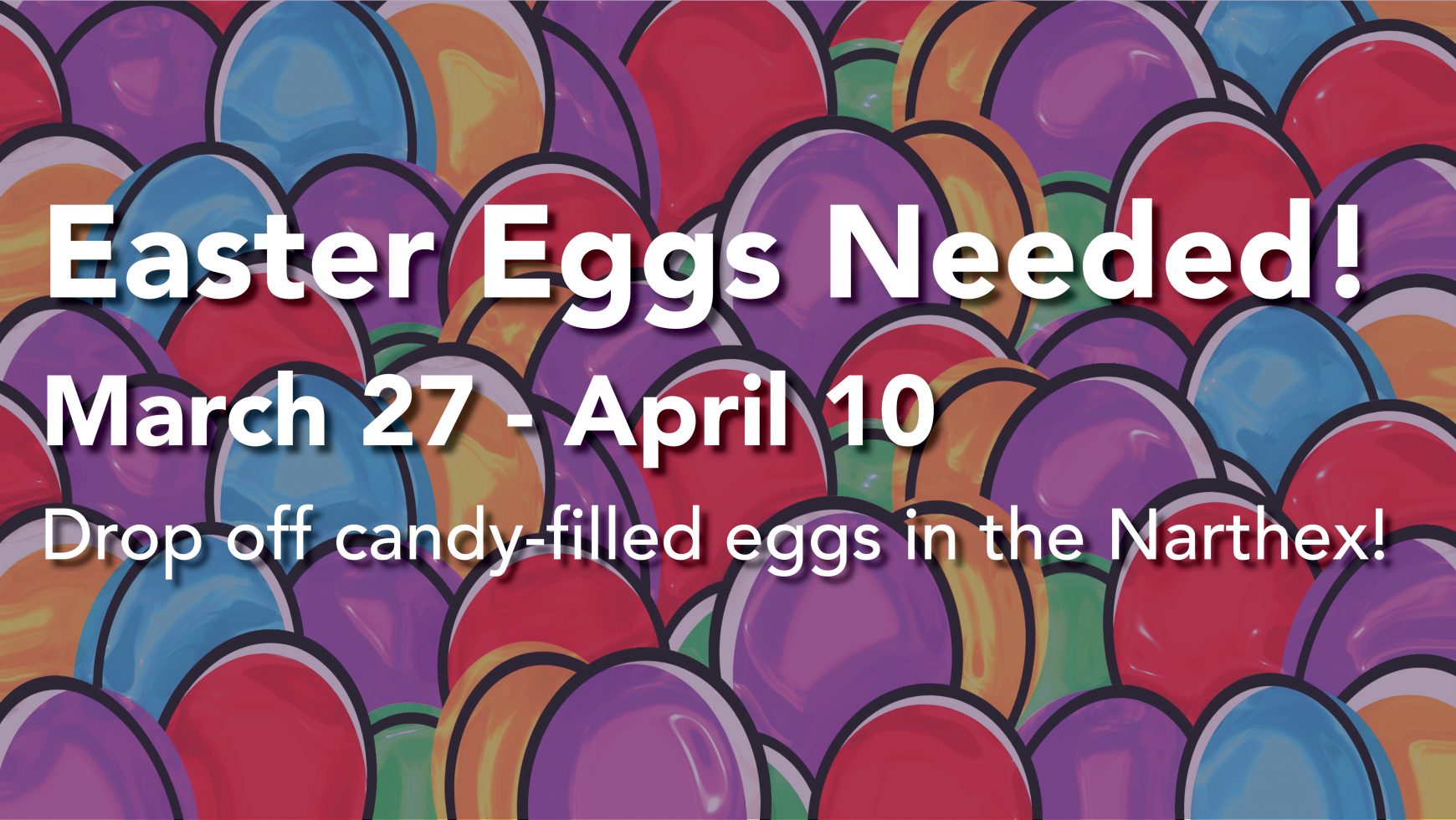 We Need Eggs for Our Easter Egg Hunt!