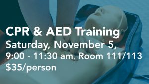 Announcement slide - CPR & AED Training