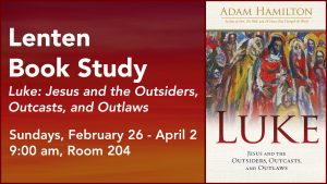 Announcement slide - Lenten Study